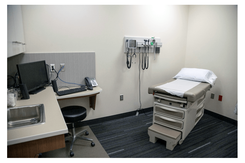 Geisinger Commonwealth School of Medicine Clinical Skills and Simulation Center Exam Room