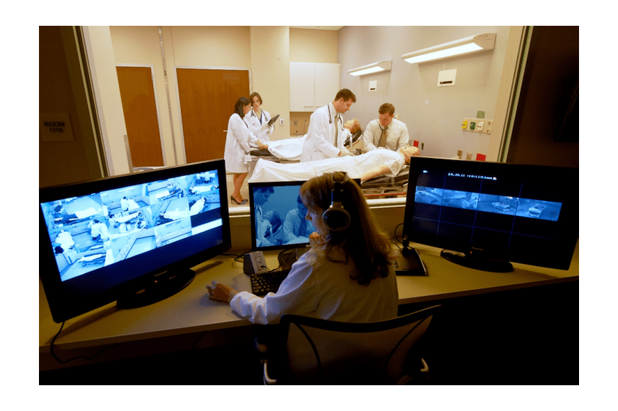 Geisinger Commonwealth School of Medicine Clinical Skills and Simulation Center Control Room