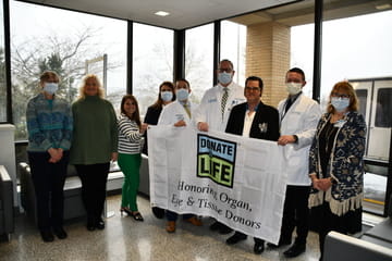 Gift of Life Flag Raising at Geisinger Medical Center