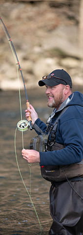 Man fishing