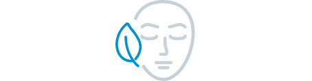 face with a leaf icon
