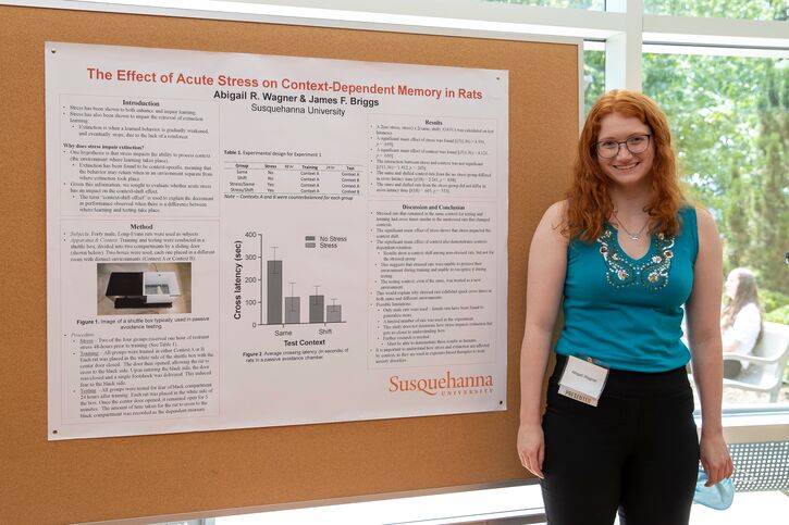 an image of Wagner at the research symposium