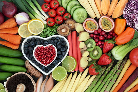 fruits and vegetables