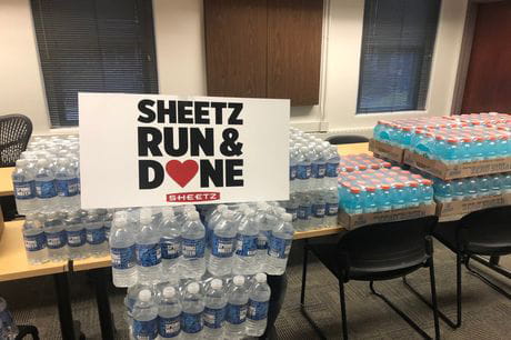 Image of Waterbottles donated by Sheetz
