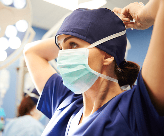 doctor wearing mask