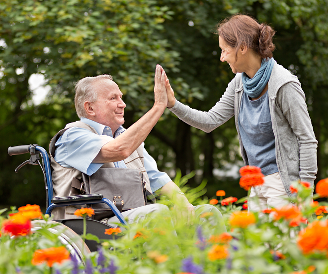 Recognizing a caregiver