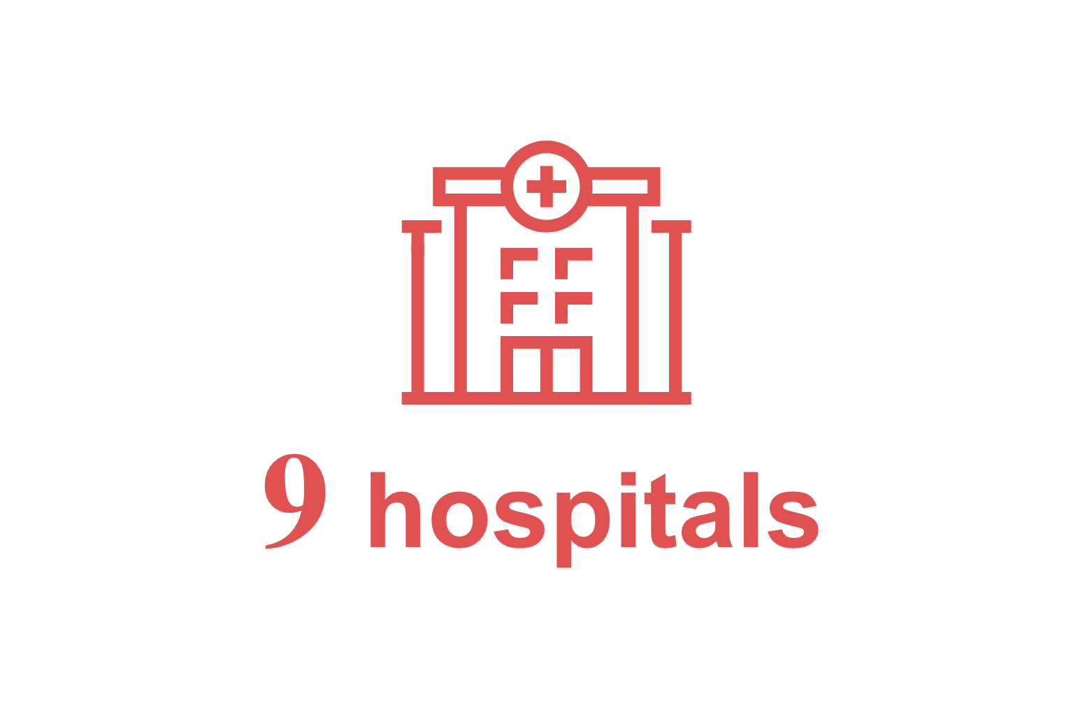Graphic of a hospital