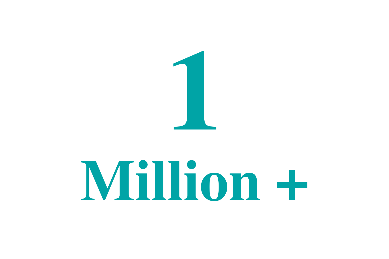 image with text "1 million"
