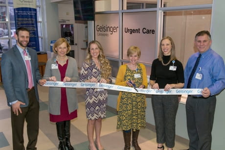 Geisinger ribbon cutting at new Careworks at Kistler Clinic