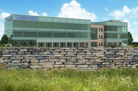 Artist rendering of new Geisinger facility at the CenterPoint Commerce and Trade Park