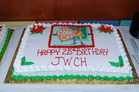 Geisinger Janet Weis Children's Hospital 25th anniversary birthday cake.
