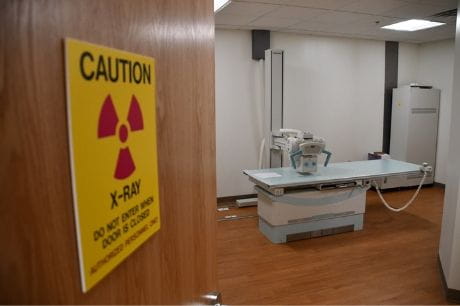 The X-ray room inside the Geisinger Berwick Careworks