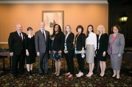 Pennsylvania Gov. Tom Wolf honors Geisinger for its commitment to a diverse workforce.