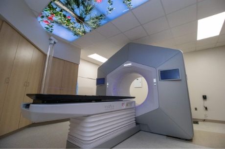 The new Halcyon linear accelerator at Geisinger Cancer Services Pottsville clinic.
