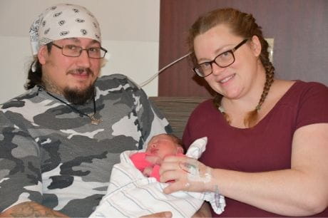 Steven Carucci, Karen Dyer and Merlyn Mae Dyer.