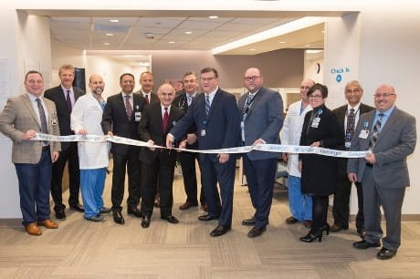 Ribbon cutting for the heart and vascular center at GCMC