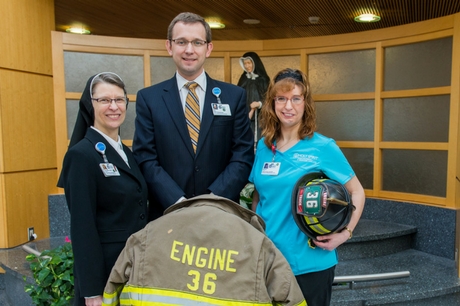 Geisinger Holy Spirit leaders donate to Citizens Fire Company