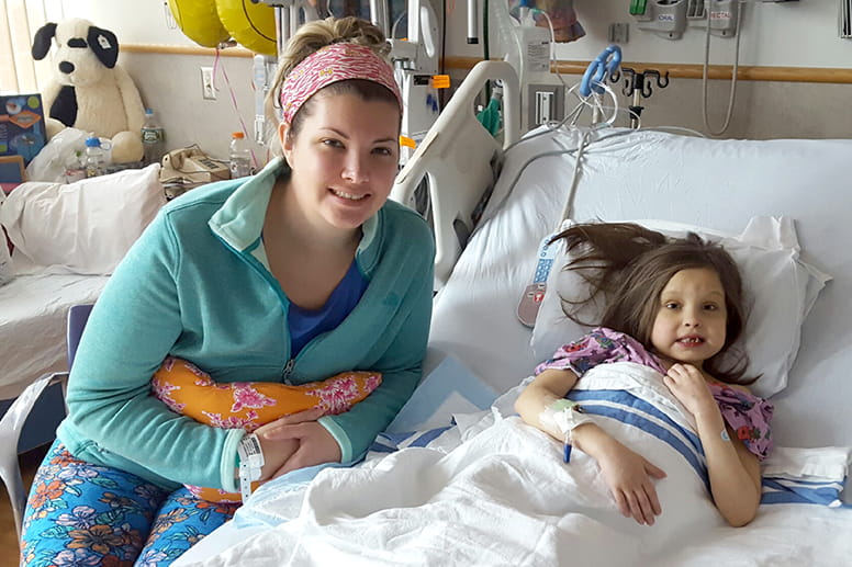 Amanda Rakowski - an OR nurse at Geisinger Wyoming Valley with her organ donor recipient