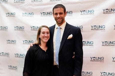 Dan Landesberg and his wife, Jana Kass, at the Greater Wilkes-Barre Chamber of Commerce’s third annual Young Professionals Awards.