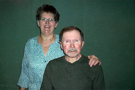 Randell Ward and his fiancée, Maxine Gardner