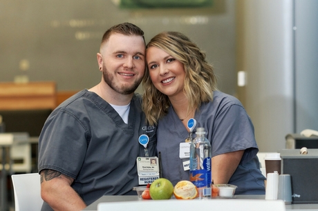 Geisinger nurses Ryan Dailey and Erica Horn