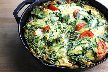 Cooking Corner: Spring green frittata