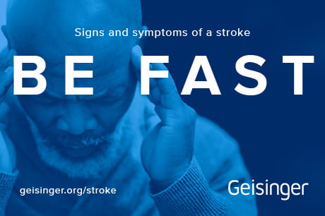 BE FAST when spotting the signs of a stroke.