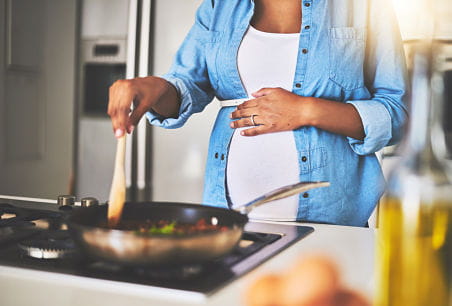 Eating these foods when you’re pregnant helps you and baby stay healthy.