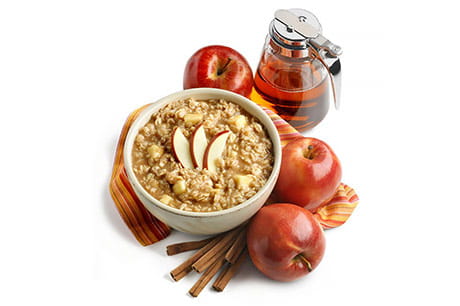 Maple apple overnight oats