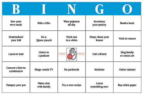 Covid-19 Bingo