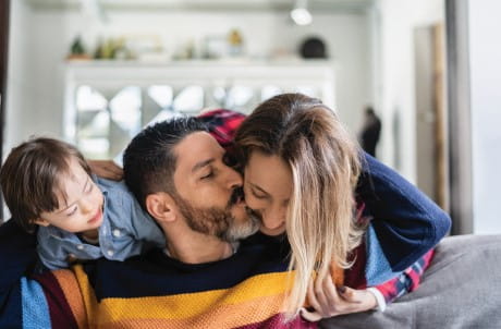 Loving young couple