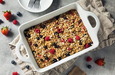 Recipe: Baked berry oatmeal
