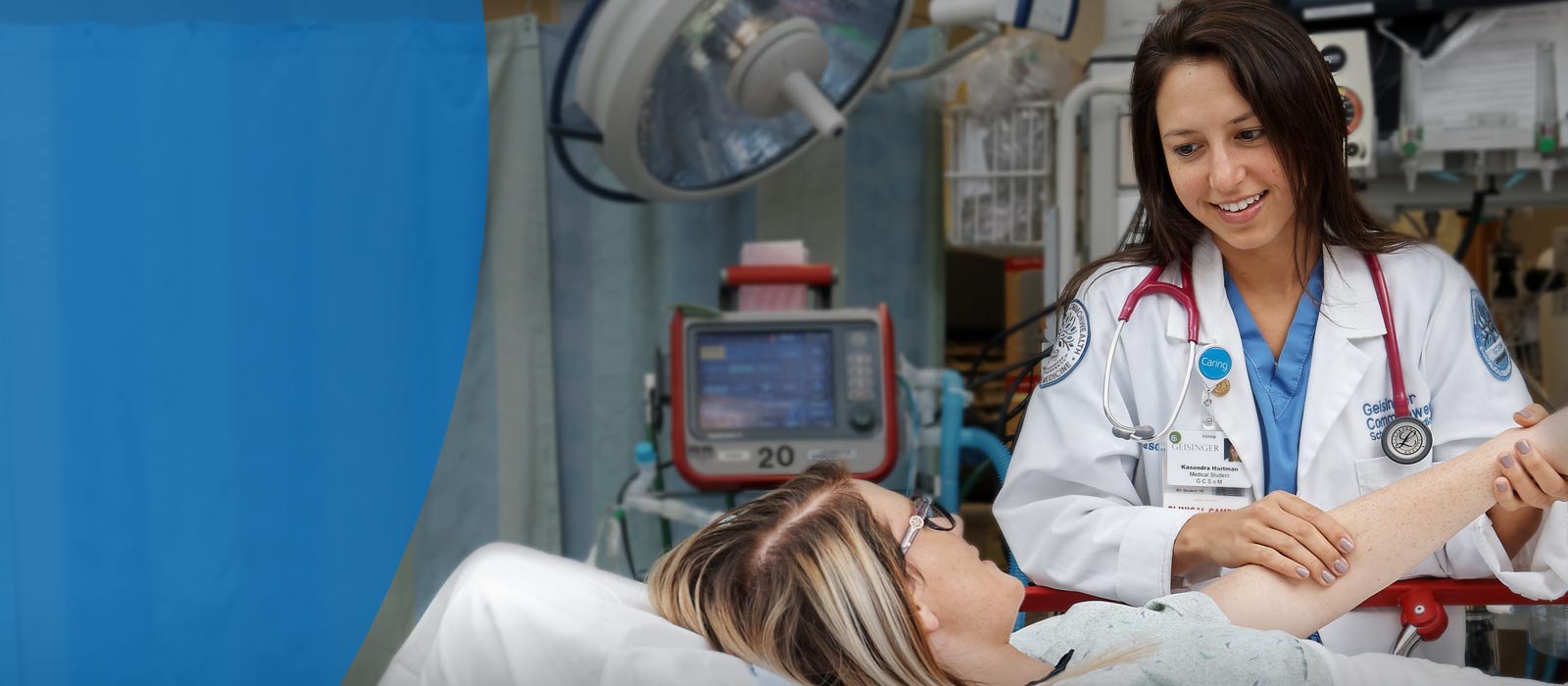 Geisinger doctor with patient