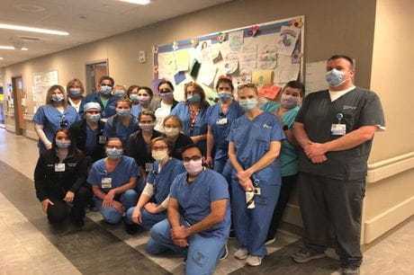 The ICU team at Geisinger Community Medical Center