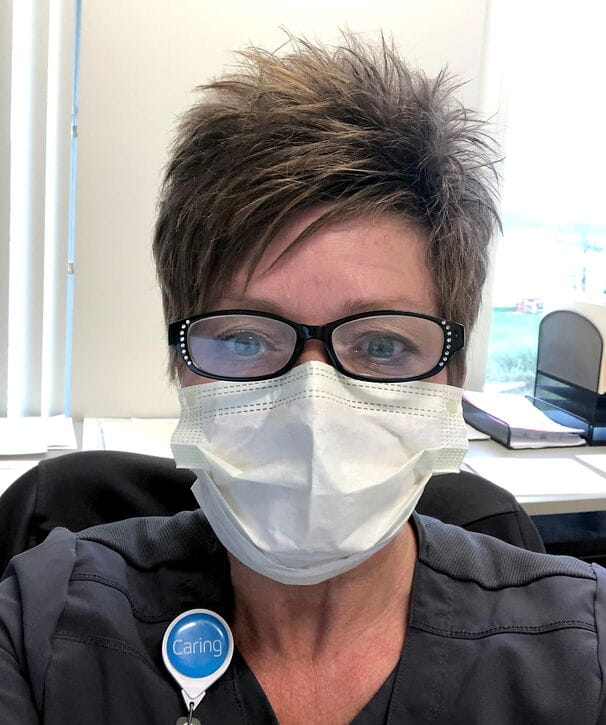 Amy Davis, specialty nurse at LIFE Geisinger Lewistown, continues caring for participants.