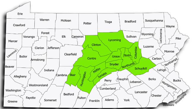 PCCRC map