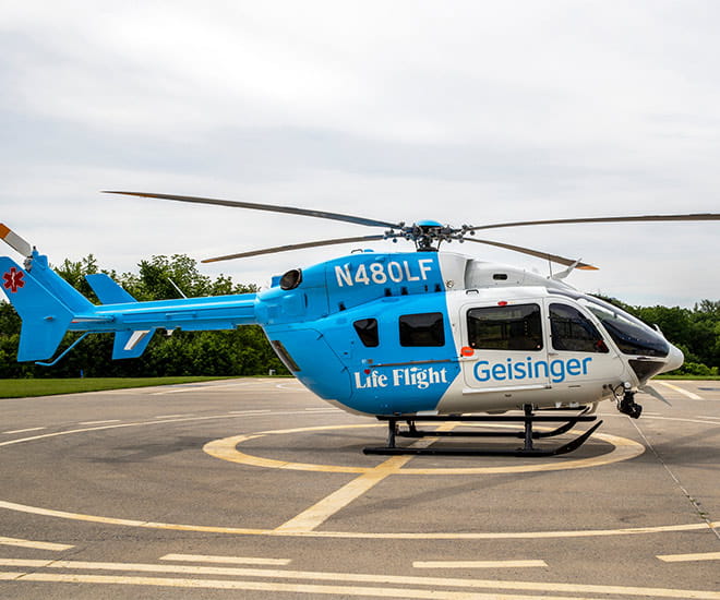Image of Life Flight Helicopter