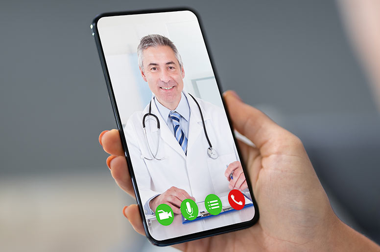 Make appointments with your doctor using telemedicine