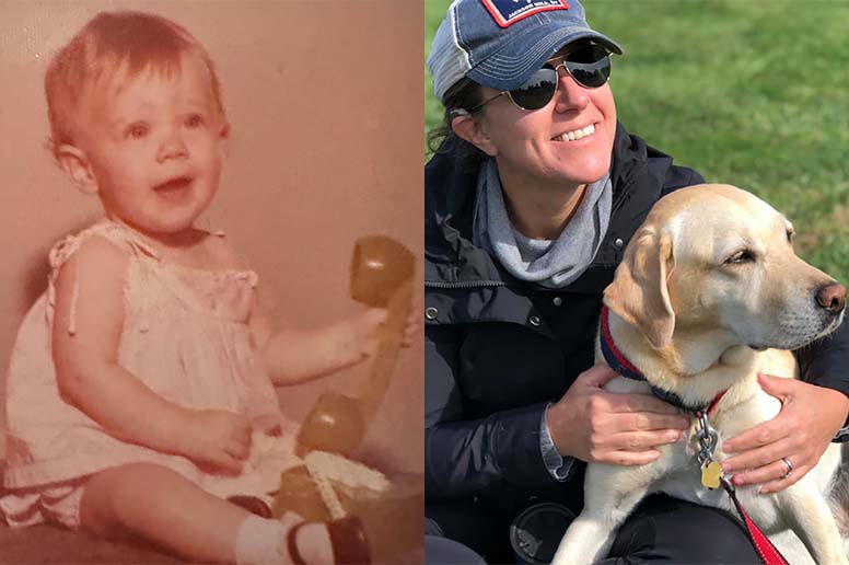 A young Miracle Kid patient is pictured in contrasting stages of life.