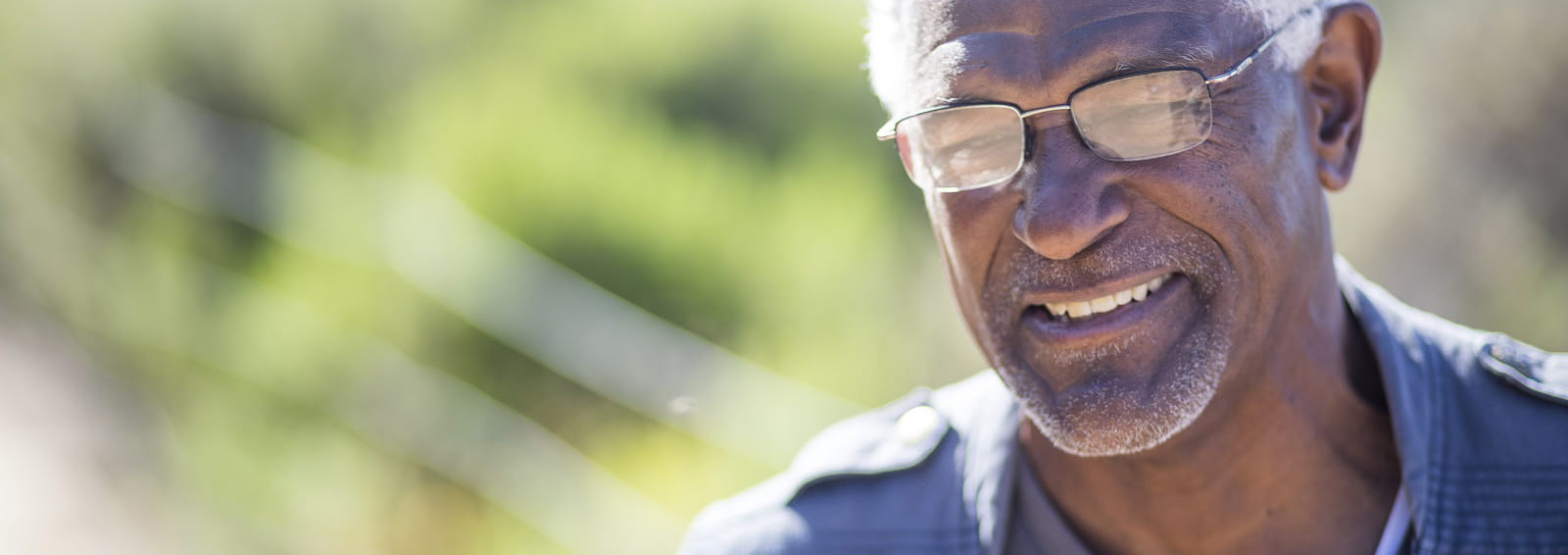older gentleman smiling