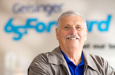 Man over 65 at Geisinger's 65forward location