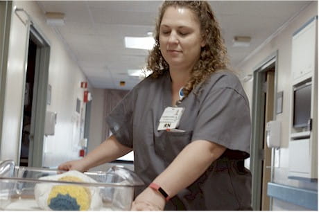 Registered nurse Elizabeth Albert