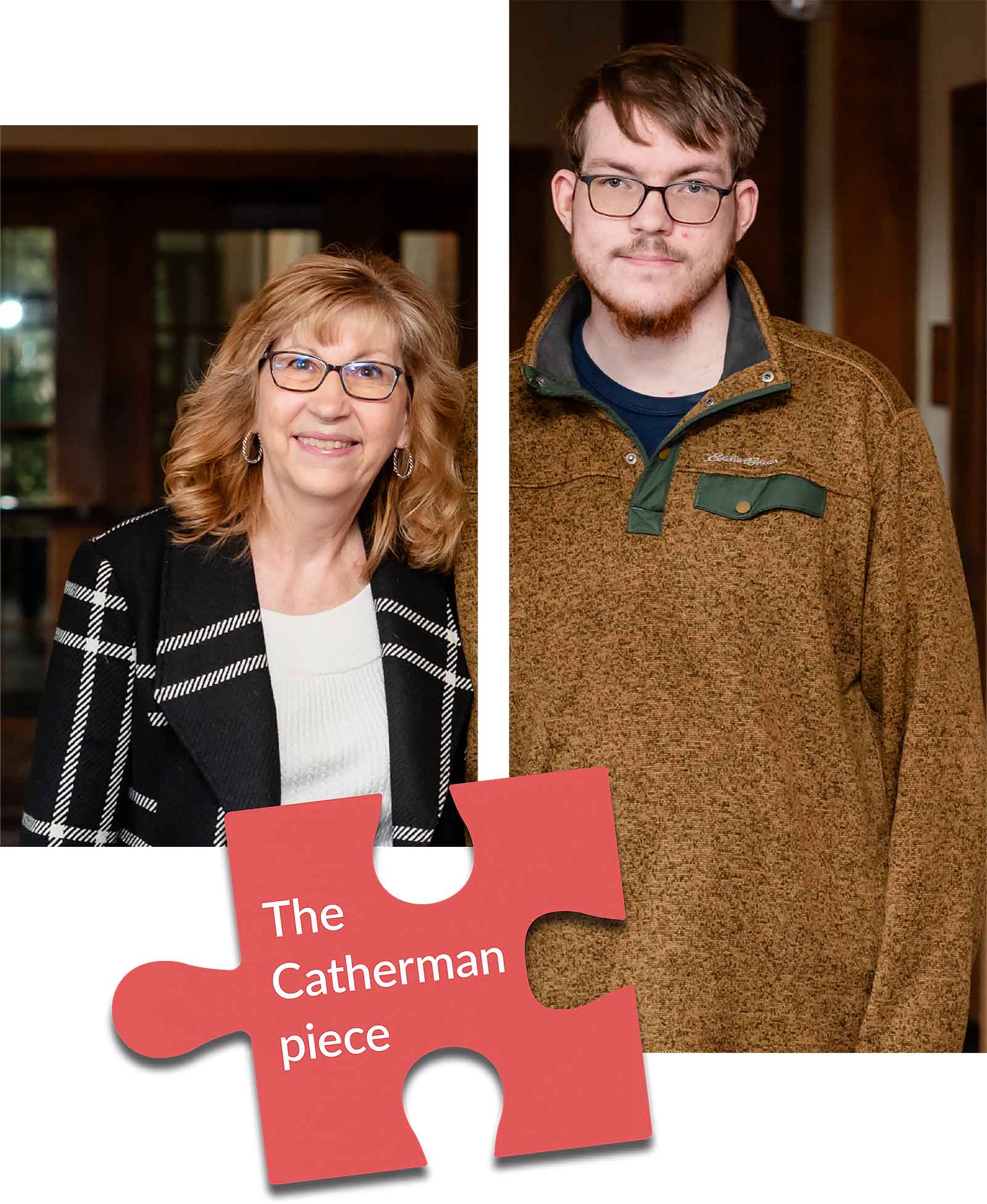 A photo collage featuring individuals who are part of the kidney donation program.