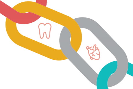 A colorful illustration depicts several health-related icons.