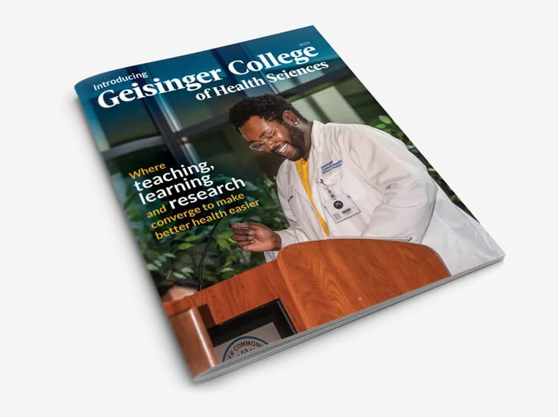 College of Health Sciences magazine cover