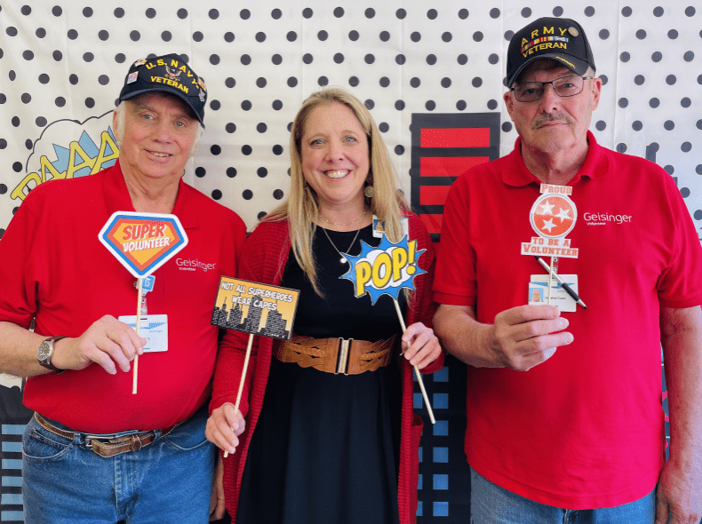 Vets volunteering at Geisinger